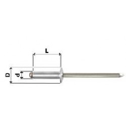 Rivetti Testa Cilindrica Alluminio / Inox A2