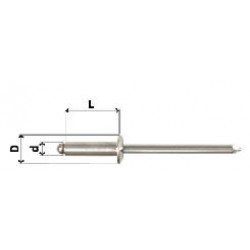 Rivetti Testa Cilindrica Inox A2 / Inox A2