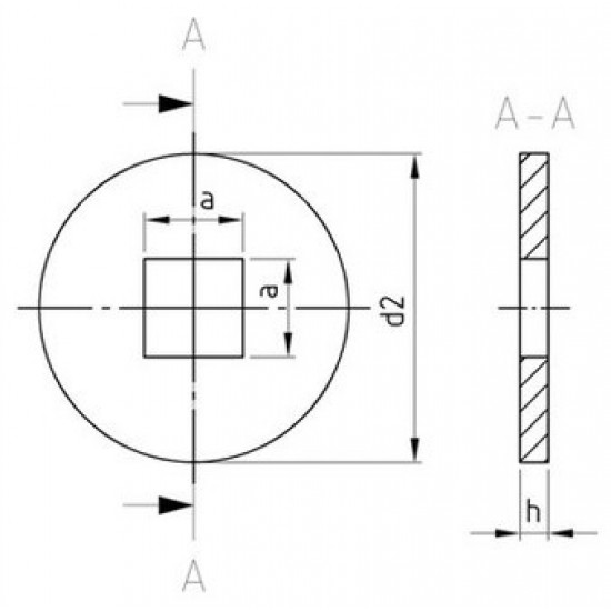 Piastrine Per Legno Da Costruzione Tipo V Inox DIN 440