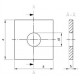 Piastrine Quadrate Per Legno Da Costruzione Inox DIN 436 Piastrine Quadrate Per Legno Da Costruzione Inox DIN 436