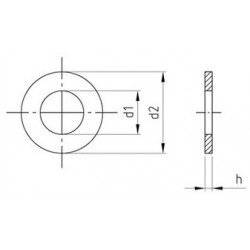 Rondella Piana Inox DIN 125 A