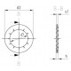 Rondelle di Sicurezza Dentate a Ventaglio Inox DIN 6798 Tipo J