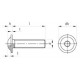 Viti Testa Bombata Esagono Incassato con Flangia Inox ISO 7380-2