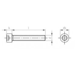 Viti Testa Cilindrica Alta Torx Inox ISO 14579