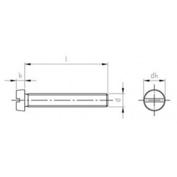 Viti Testa Cilindrica Inox DIN 84 -UNI 6107-ISO 1207