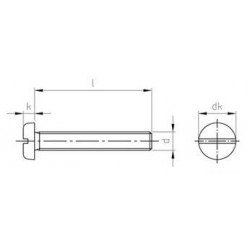 Viti Testa Cilindrica Inox DIN 85-UNI 6108-ISO 1580