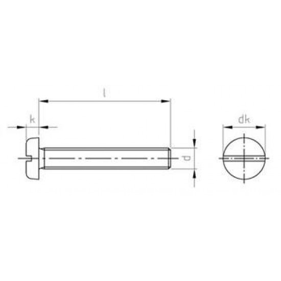 Viti Testa Cilindrica Inox DIN 85-UNI 6108-ISO 1580