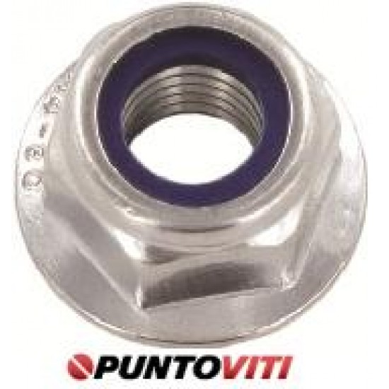 Dadi Esagonali Flangiati Lisci Autobloccanti Inox DIN 6926 Dadi Esagonali Flangiati Lisci Autobloccanti Inox DIN 6926