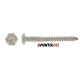 Viti Legno Testa Esagonale Inox DIN 571