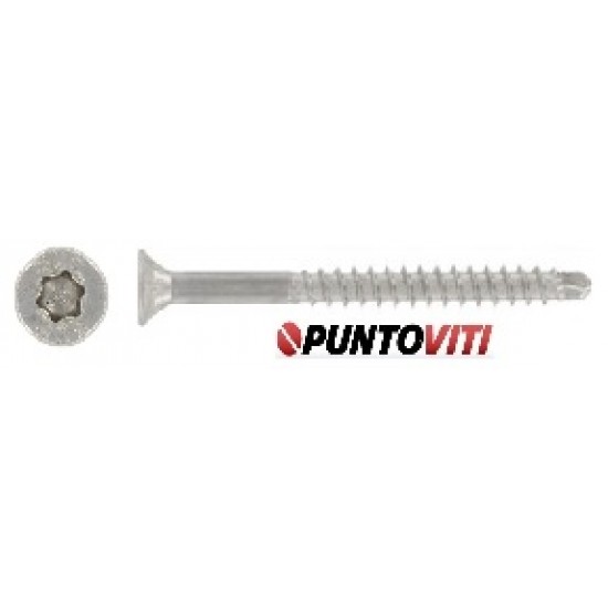 Viti Legno Autoforanti Testa Svasata Piana Torx Inox PV.9040