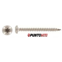 Viti Truciolari Testa Cilindrica Torx Inox Interamente/Parzialmente Filettata Pv.9045