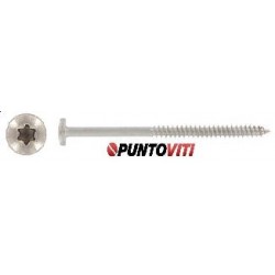 Viti Truciolari Testa Cilindrica Torx Inox Interamente/Parzialmente Filettata Pv.9045