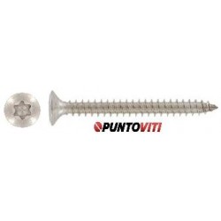 Viti Truciolari Testa Svasata con Calotta (Goccia Sego) Torx Inox Pv.9046