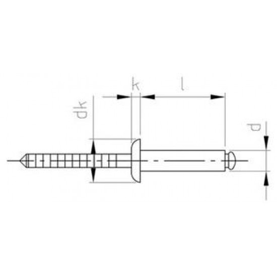 Rivetti a Strappo Testa Cilindrica ISO 15983