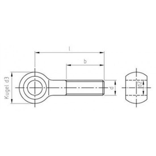 Viti A Occhiello Tipo B Inox DIN 444