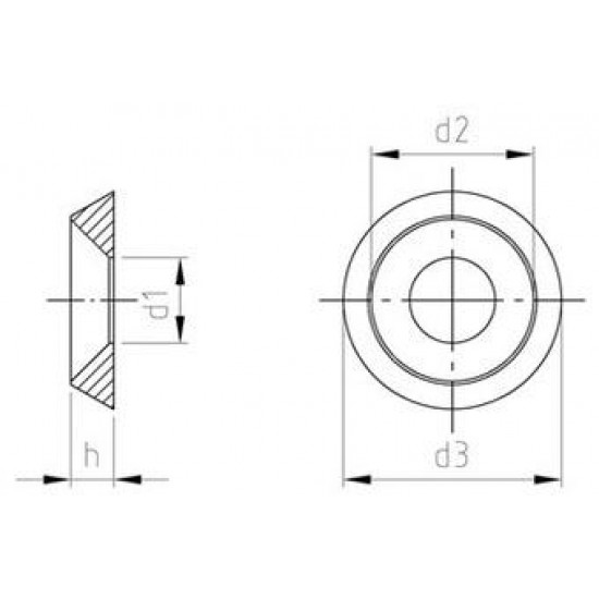 Rosette, Tornite In Metallo Pieno