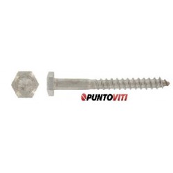 Viti Legno Testa Esagonale Inox DIN 571