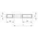 Viti Prigioniere Inox DIN 835 per montaggio senza interferenza Viti Prigioniere Inox DIN 835 per montaggio senza interferenza