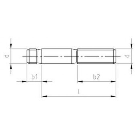 Viti Prigioniere Inox DIN 938