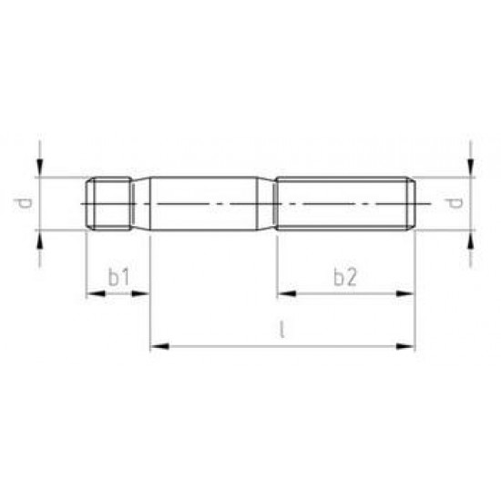 Viti Prigioniere Inox DIN 939