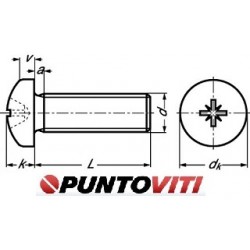 Viti a Testa Cilindrica Pozidrive in Alluminio