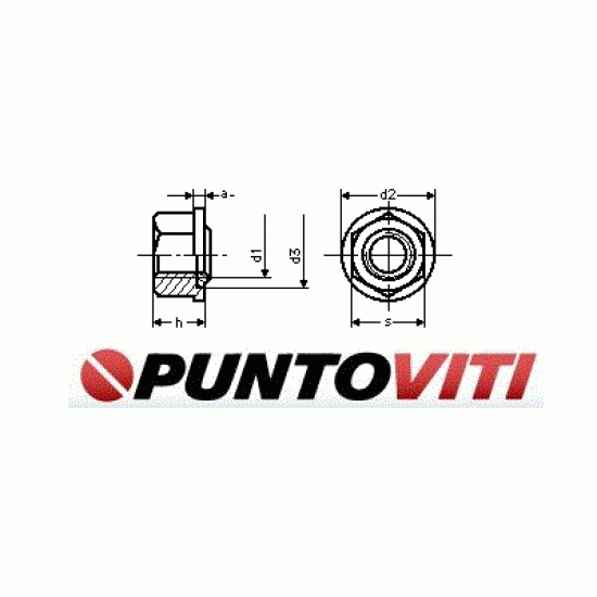 Dadi Esagonali Autobloccanti Ermetici Con Anelli In Poliammide Dadi Esagonali Autobloccanti Ermetici Con Anelli In Poliammide