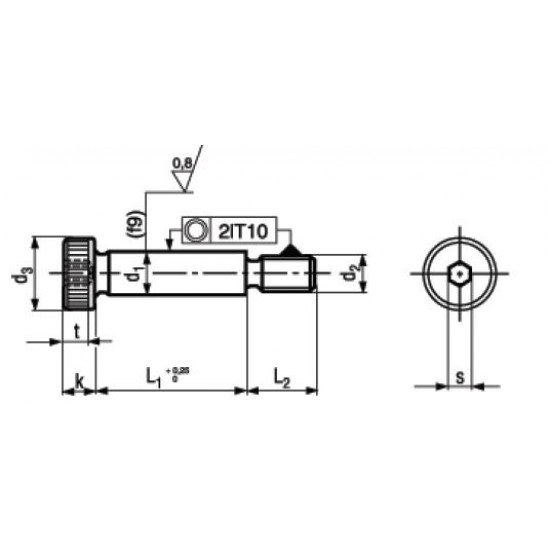 Viti di Spallamento / a Colletto / Rettificate / Calibrate ISO 7379