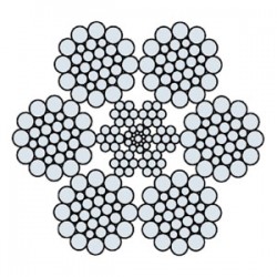 Funi di Acciaio a 6 Trefoli DRL 508 AR (lucida)