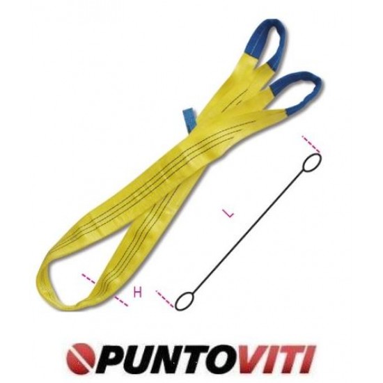 Brache di nastro tessuto piatto, 3t in poliestere ad alta tenacità (PES) colore giallo 8156