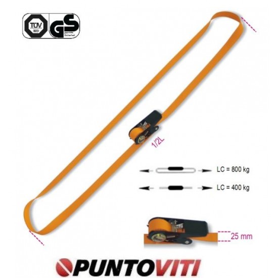 Sistemi di legatura ad anello LC 750kg con cricchetto tenditore nastro in poliestere ad alta tenacità (PES) 8188C