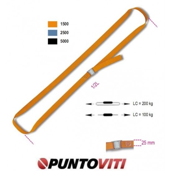 Sistemi di legatura ad anello LC 230kg con fibbia di serraggio nastro in polipropilene ad alta tenacità (PP) 8188F