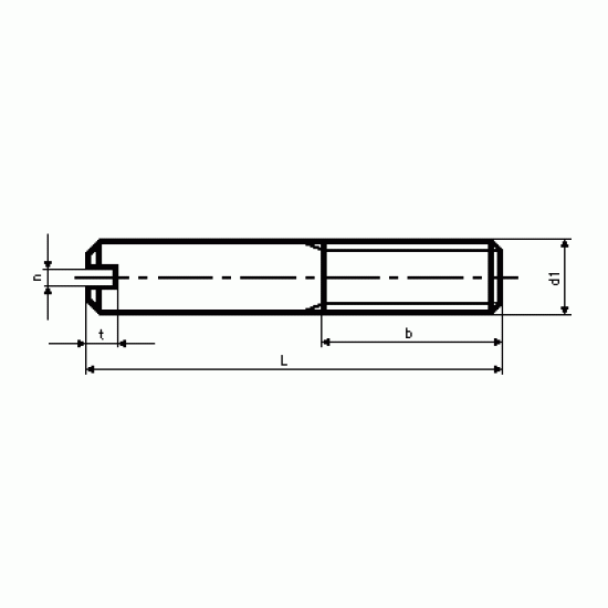 Grani Filettati Nylon con Intaglio