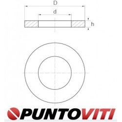 Rondelle Nylon DIN 125 ISO 7089 UNI 6592