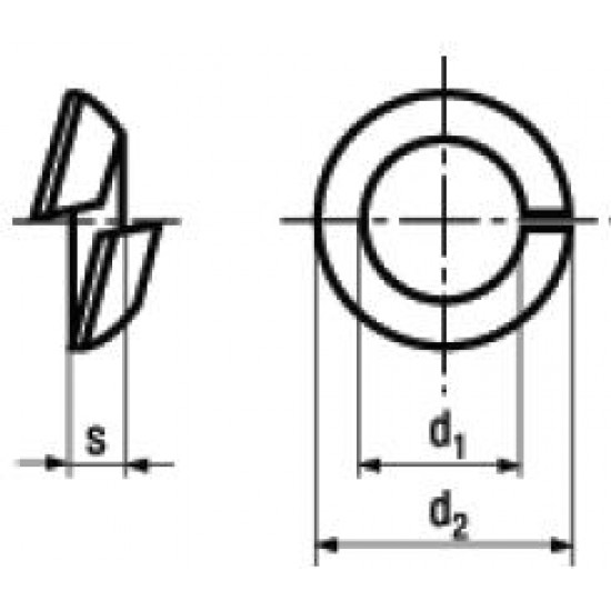 Rondelle Elastiche Sferiche Spaccate per Fissaggio di Ruote DIN 74361C