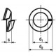 Rondelle Elastiche Sferiche Spaccate per Fissaggio di Ruote DIN 74361C