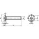 Viti Testa Bombata Esagono Incassato con Flangia ISO 7380-2