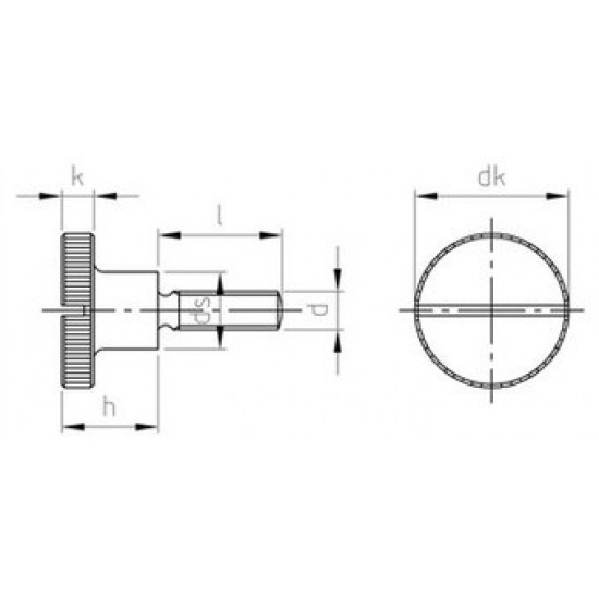 Viti a Testa Cilindrica Zigrinata ad Intaglio con Colletto Alto Inox DIN 465 Viti a Testa Cilindrica Zigrinata ad Intaglio con Colletto Alto Inox DIN 465