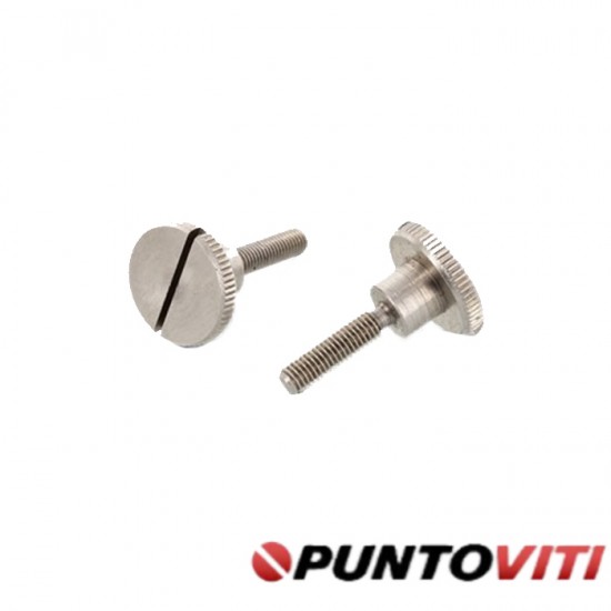 Viti a Testa Cilindrica Zigrinata ad Intaglio con Colletto Alto Inox DIN 465 Viti a Testa Cilindrica Zigrinata ad Intaglio con Colletto Alto Inox DIN 465