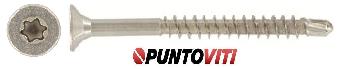 Viti Legno Autoforanti Testa Svasata Piana Torx Inox Pv.9044